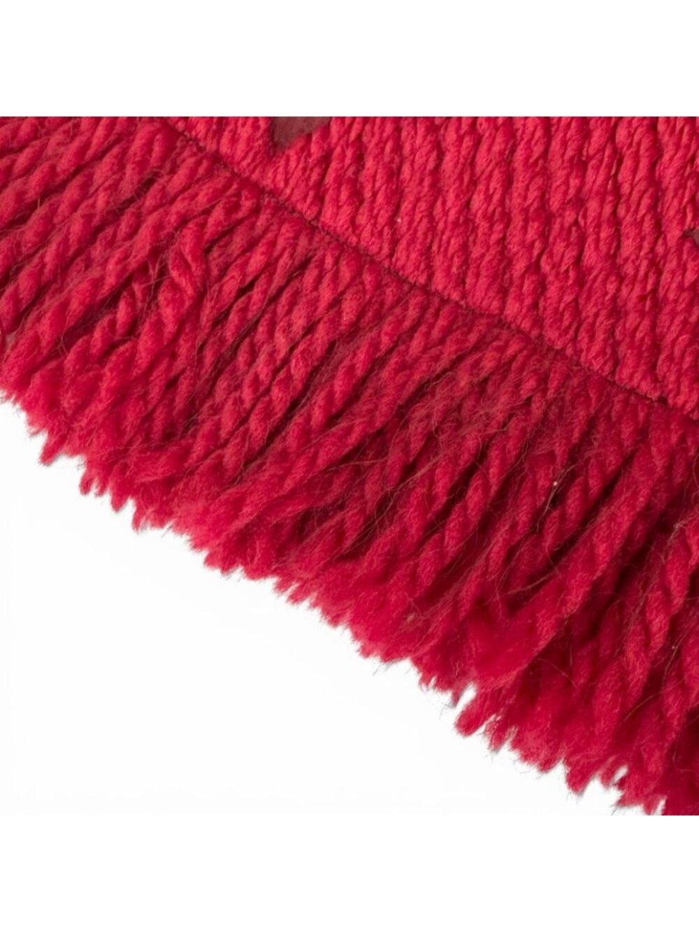 Louis Vuitton Echarpe Logo Mania Wool Silk Scarf Ruby - Picture 5 of 6